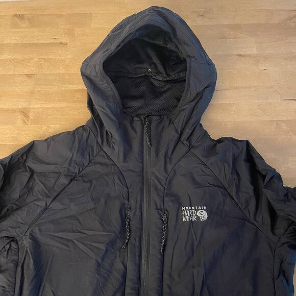 Mountain Hardwear Kor Airshell Warm Ws Hooded Jacket, size XL, color black - Picture 3 of 9